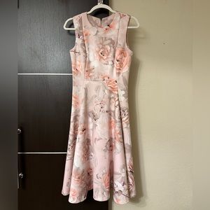 Calvin Klein Rose A-Line Dress